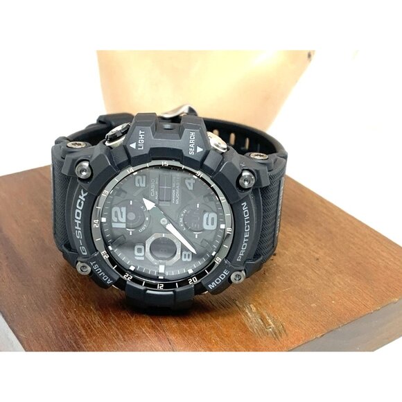 Casio G-Shock Men's Watch GSG100-1AWC Quartz Mudmaster Black Resin Ana-Dig 5562 - Picture 9 of 15